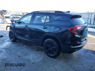 2022 GMC Terrain AT4 with VIN 3GKALYEVXNL298747, listed as a Copart auction lot 89106525 with 32,852 mi miles and Salvage Title. Bid and sale history available at DreamBid. Image 2.