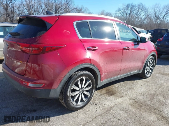 2017 Kia Sportage EX with VIN KNDPN3AC2H7238929, listed as a IAAI auction lot 41343997 with 146,334 mi miles. Bid and sale history available at carsss.com. Image 4.