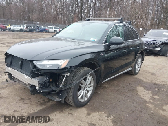 2022 Audi Q5 S line Premium z VIN WA1GAAFY0N2019698, wystawiony jako IAAI lot #41549059 z przebiegiem 24 105 mil mil oraz . Historia ofert i sprzedaży dostępna na DreamBid. Obrazek 2.