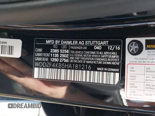 2017 Mercedes-Benz E 300 Luxury с VIN WDDZF4KB5HA181216, выставлен на аукционе IAAI как лот 42576943 с пробегом 105 576 миль миль и . История ставок и продаж доступна на DreamBid. Изображение 9.