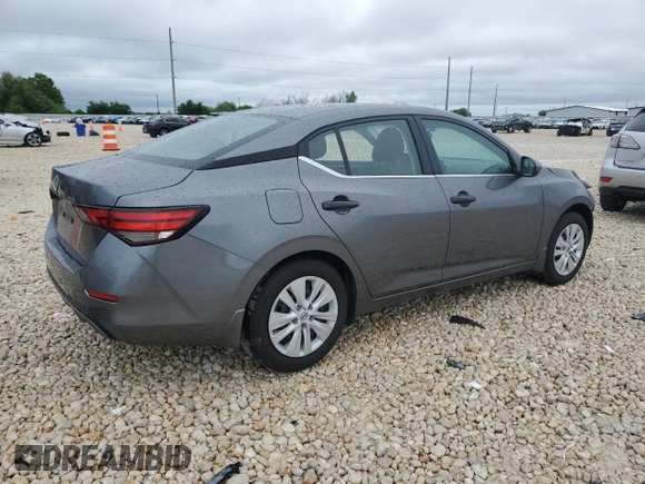 2025 Nissan Sentra S with VIN 3N1AB8BV5SY270147, listed as a Copart auction lot 51860955 with 1,440 mi miles and Salvage Title. Bid and sale history available at DreamBid. Image 3.