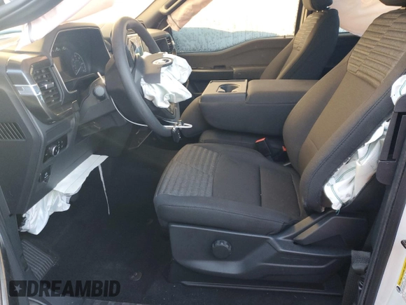 2023 Ford F-150 XL with VIN 1FTEX1CP7PKG12159, listed as a Copart auction lot 86476084 with 5,505 mi miles and Salvage title. Bid and sale history available at DreamBid. Image 7.