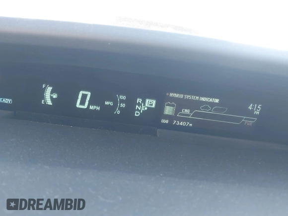 2015 Toyota Prius Four with VIN JTDKN3DU5F1916703, listed as a IAAI auction lot 41370082 with 73,407 mi miles. Bid and sale history available at carsss.com. Image 7.