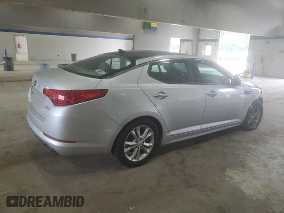 2013 Kia Optima EX with VIN 5XXGN4A7XDG168459, listed as a Copart auction lot 56117545 with 123,631 mi miles and Salvage title. Bid and sale history available at DreamBid. Image 3.