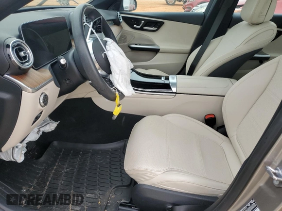 2023 Mercedes-Benz C 300 with VIN W1KAF4GB6PR094334, listed as a Copart auction lot 47819095 with Not Provided miles and Salvage Title. Bid and sale history available at carsss.com. Image 7.