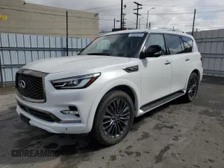 2022 Infiniti QX80 PREMIUM SELECT with VIN JN8AZ2AF5N9741437, listed as a Copart auction lot 44425225 with 9,677 mi miles and Salvage Title. Bid and sale history available at carsss.com. Image 1.