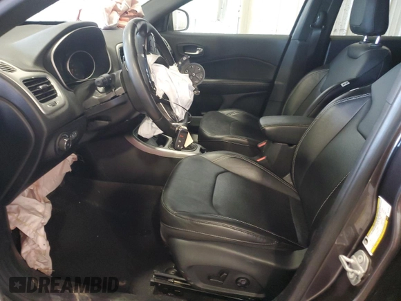2021 Jeep Compass 80th Anniversary with VIN 3C4NJDEB8MT570616, listed as a Copart auction lot 56180625 with 36,278 mi miles and Salvage title. Bid and sale history available at DreamBid. Image 7.
