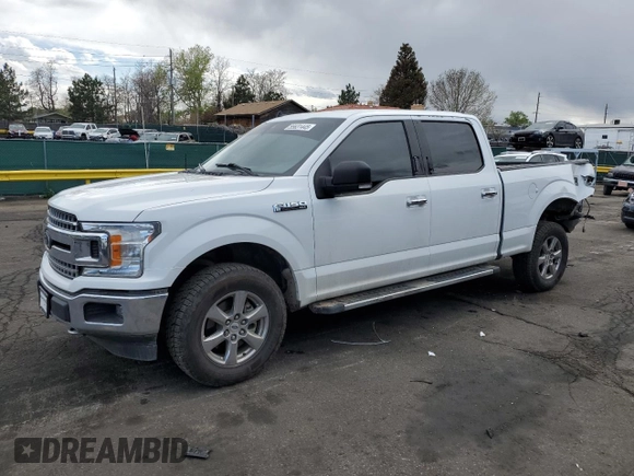 2019 Ford F-150 XL with VIN 1FTFW1E53KFC70522, listed as a Copart auction lot 55631445 with 117,292 mi miles and Salvage title. Bid and sale history available at DreamBid. Image 1.