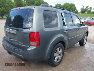 2009 Honda Pilot EX with VIN 5FNYF48489B008698, listed as a IAAI auction lot 42175230 with 268,560 mi miles and . Bid and sale history available at DreamBid. Image 4.