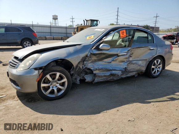 2006 Infiniti G35 z VIN JNKCV51F36M605810, wystawiony jako Copart lot #82357444 z przebiegiem Nie podano mil oraz Szkoda całkowita • Salvage title. Historia ofert i sprzedaży dostępna na DreamBid. Obrazek 1.