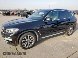 2019 BMW X3 sDrive30i with VIN 5UXTR7C57KLF31654, listed as a Copart auction lot 47582025 with 97,977 mi miles and Salvage Title. Bid and sale history available at carsss.com. Image 1.