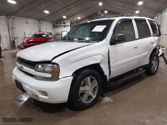 2005 Chevrolet TrailBlazer LT with VIN 1GNDT13S852227810, listed as a IAAI auction lot 41351120 with 163,407 mi miles. Bid and sale history available at carsss.com. Image 17.