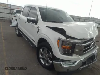2021 Ford F-150 XL with VIN 1FTFW1EDXMFD08970, listed as a IAAI auction lot 35320401 with 1 mi miles. Bid and sale history available at carsss.com. Image 1.