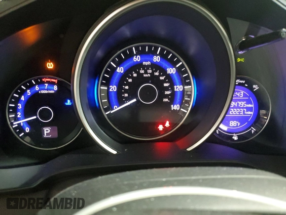 2015 Honda Fit EX-L with VIN 3HGGK5H84FM732686, listed as a Copart auction lot 62512675 with 94,795 mi miles and Clean title. Bid and sale history available at DreamBid. Image 9.