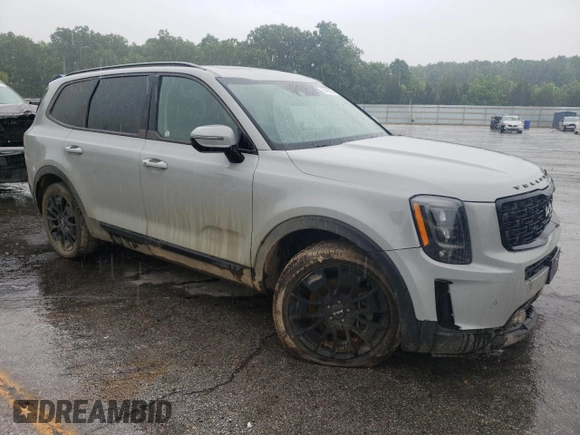 2022 Kia Telluride SX z VIN 5XYP5DHC7NG267823, wystawiony jako Copart lot #58433625 z przebiegiem 104 093 mil mil oraz Szkoda całkowita • Salvage title. Historia ofert i sprzedaży dostępna na DreamBid. Obrazek 4.