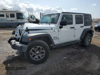 2018 Jeep Wrangler Unlimited Sport S z VIN 1C4BJWDG1JL820118, wystawiony jako Copart lot #53927535 z przebiegiem 86 327 mil mil oraz Szkoda całkowita • Salvage title. Historia ofert i sprzedaży dostępna na DreamBid. Obrazek 1.