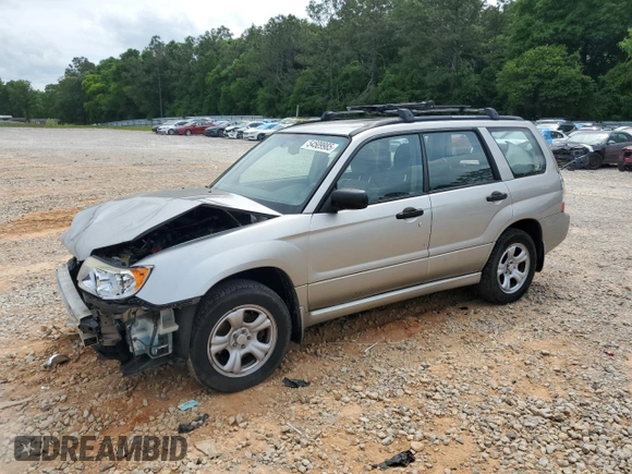 2007 Subaru Forester X with VIN JF1SG63667H712716, listed as a Copart auction lot 54509985 with 97,670 mi miles and Salvage title. Bid and sale history available at DreamBid. Image 1.