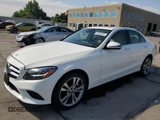 2021 Mercedes-Benz C 300 with VIN W1KWF8EB5MR619864, listed as a Copart auction lot 61869555 with 44,244 mi miles and Salvage title. Bid and sale history available at DreamBid. Image 1.