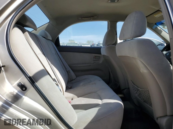 2006 Kia Spectra EX with VIN KNAFE121565364950, listed as a Copart auction lot 48860895 with 209,615 mi miles and Salvage Title. Bid and sale history available at DreamBid. Image 10.
