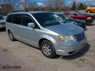 2010 Chrysler Town & Country Touring with VIN 2A4RR5D11AR308213, listed as a IAAI auction lot 41860649 with 196,072 mi miles. Bid and sale history available at carsss.com. Image 1.