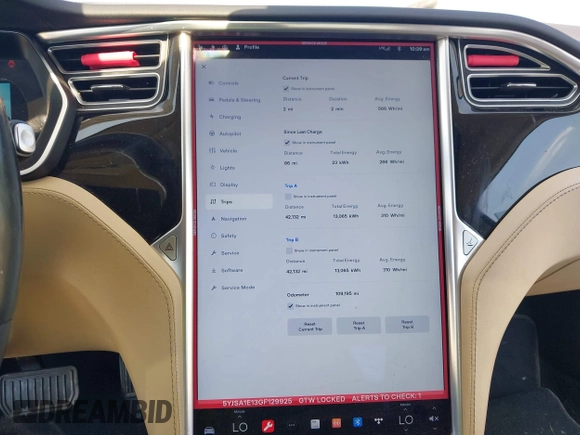 2016 Tesla Model S 70 z VIN 5YJSA1E13GF129925, wystawiony jako IAAI lot #42568012 z przebiegiem 109 195 mil mil oraz . Historia ofert i sprzedaży dostępna na DreamBid. Obrazek 17.
