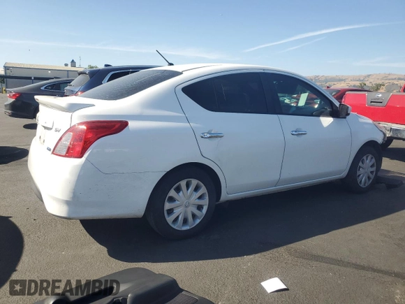 2016 Nissan Versa S with VIN 3N1CN7APXGL819486, listed as a Copart auction lot 57828525 with 179,040 mi miles and Salvage title. Bid and sale history available at DreamBid. Image 3.