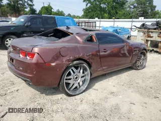 2011 Chevrolet Camaro 2LT with VIN 2G1FC1ED6B9123922, listed as a Copart auction lot 60401295 with 193,441 mi miles and Salvage title. Bid and sale history available at DreamBid. Image 3.