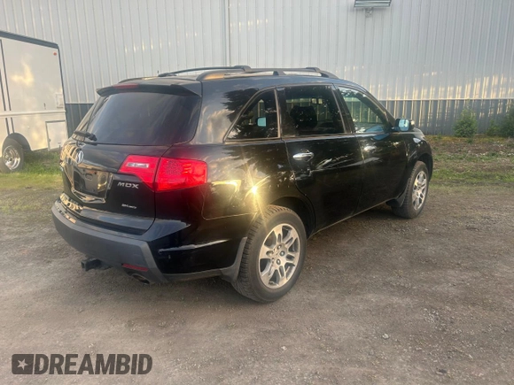 2008 Acura MDX with VIN 2HNYD28228H507332, listed as a Copart auction lot 54994765 with 221,948 mi miles and Salvage Title. Bid and sale history available at DreamBid. Image 4.