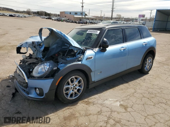 2017 MINI Clubman Cooper with VIN WMWLU1C58H2C42095, listed as a Copart auction lot 49469505 with 70,547 mi miles and Salvage Title. Bid and sale history available at carsss.com. Image 1.