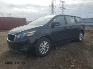 2015 Kia Sedona L with VIN KNDMA5C16F6048656, listed as a Copart auction lot 49642145 with 39,687 mi miles and Salvage Title. Bid and sale history available at carsss.com. Image 1.