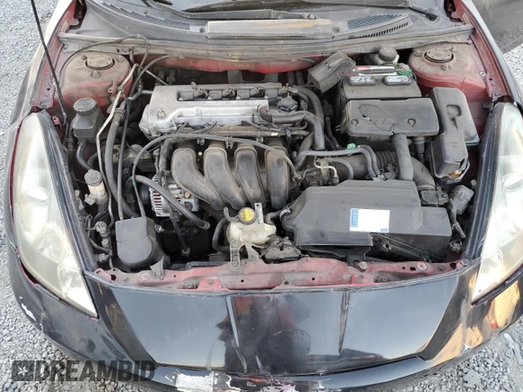 2004 Toyota Celica GT with VIN JTDDR32T040168744, listed as a Copart auction lot 85504754 with 210,919 mi miles and Clean Title. Bid and sale history available at DreamBid. Image 11.