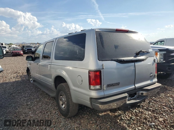 2001 Ford Excursion XLT z VIN 1FMNU40F11ED72890, wystawiony jako Copart lot #68567164 z przebiegiem 331 747 mil mil oraz Szkoda całkowita • Salvage title. Historia ofert i sprzedaży dostępna na DreamBid. Obrazek 2.
