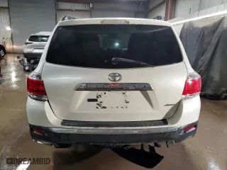 2013 Toyota Highlander with VIN 5TDBK3EH0DS201564, listed as a Copart auction lot 49045785 with 63,752 mi miles and Salvage Title. Bid and sale history available at carsss.com. Image 6.