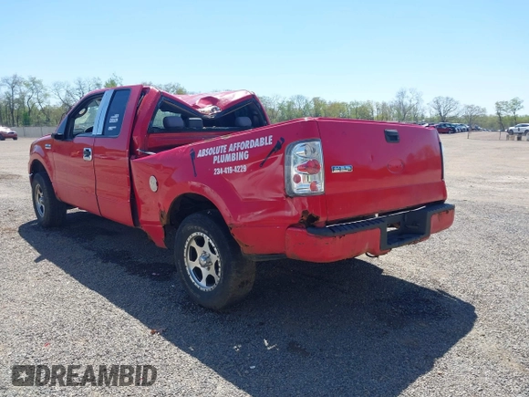 2005 Ford F-150 STX with VIN 1FTRX14W35NC00694, listed as a IAAI auction lot 42112128 with 157,067 mi miles and . Bid and sale history available at carsss.com. Image 3.