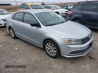 2015 Volkswagen Jetta Sedan 1.8T SE with VIN 3VWD17AJ0FM309503, listed as a IAAI auction lot 42127051 with 223,725 mi miles. Bid and sale history available at carsss.com. Image 1.