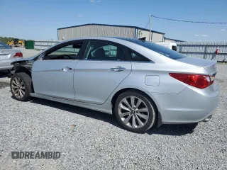 2012 Hyundai Sonata SE with VIN 5NPEC4AB8CH483605, listed as a Copart auction lot 52008945 with 135,374 mi miles and Salvage Title. Bid and sale history available at carsss.com. Image 2.
