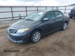 2013 Toyota Corolla L with VIN 2T1BU4EE7DC102626, listed as a IAAI auction lot 42087600 with 84,977 mi miles. Bid and sale history available at carsss.com. Image 16.