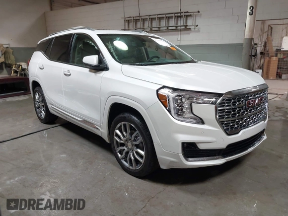 2024 GMC Terrain Denali with VIN 3GKALXEGXRL373884, listed as a IAAI auction lot 41373591 with 2,863 mi miles. Bid and sale history available at carsss.com. Image 1.