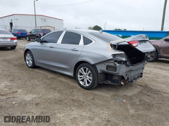 2016 Chrysler 200 Limited with VIN 1C3CCCAB0GN180541, listed as a IAAI auction lot 41881539 with 152,830 mi miles and . Bid and sale history available at carsss.com. Image 3.