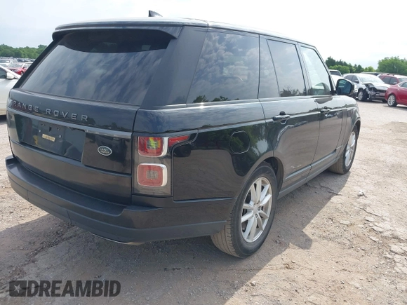 2018 Land Rover Range Rover with VIN SALGR2RV7JA395524, listed as a IAAI auction lot 42298825 with 103,310 mi miles and . Bid and sale history available at DreamBid. Image 4.