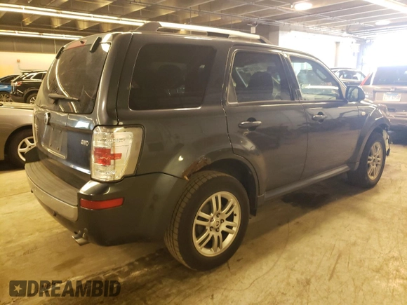 2009 Mercury Mariner Premier with VIN 4M2CU97G29KJ23254, listed as a Copart auction lot 56557305 with 201,739 mi miles and Non repairable. Bid and sale history available at DreamBid. Image 3.