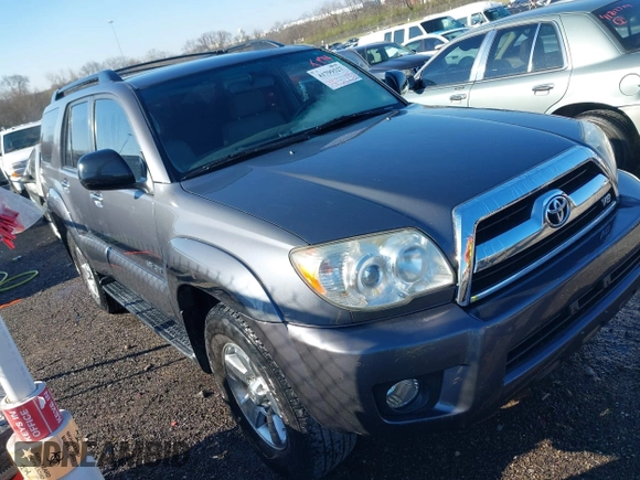 2007 Toyota 4Runner SR5 with VIN JTEBT14R870066185, listed as a IAAI auction lot 41799527 with 171,432 mi miles and . Bid and sale history available at DreamBid. Image 1.