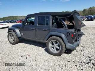 2020 Jeep Wrangler Unlimited Sport S с VIN 1C4HJXDG2LW104085, выставлен на аукционе Copart как лот 49573955 с пробегом 45 853 миль миль и Списание • Salvage title. История ставок и продаж доступна на DreamBid. Изображение 2.