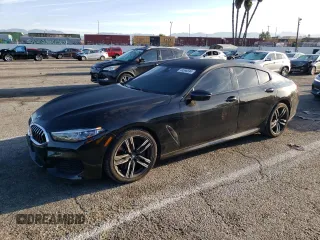 2020 BMW 8 Series 840i with VIN WBAGV4C06LCE28998, listed as a Copart auction lot 48566634 with 54,946 mi miles and Salvage title. Bid and sale history available at DreamBid. Image 1.