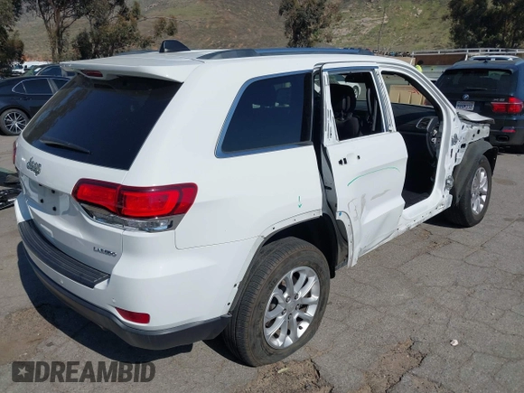2021 Jeep Grand Cherokee Laredo X z VIN 1C4RJEAG3MC714500, wystawiony jako IAAI lot #41637602 z przebiegiem 71 537 mil mil oraz . Historia ofert i sprzedaży dostępna na DreamBid. Obrazek 4.