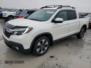 2017 Honda Ridgeline RTL-T with VIN 5FPYK2F68HB008114, listed as a Copart auction lot 51349455 with 146,058 mi miles and Salvage title. Bid and sale history available at DreamBid. Image 1.