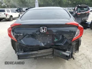 2017 Honda Civic LX with VIN 2HGFC2F56HH539666, listed as a Copart auction lot 58782925 with 108,319 mi miles and Salvage title. Bid and sale history available at DreamBid. Image 6.