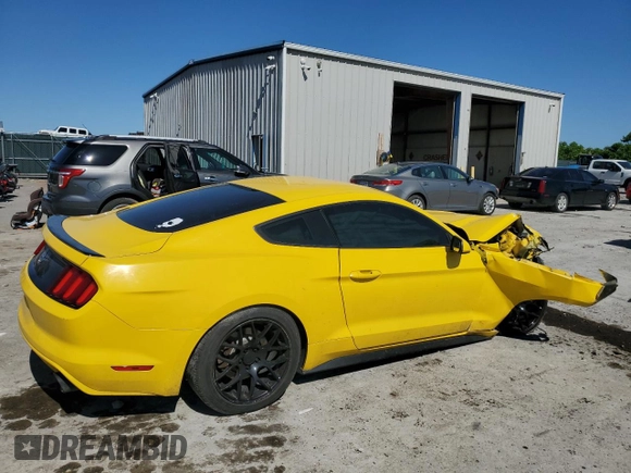 2017 Ford Mustang EcoBoost with VIN 1FA6P8TH0H5322714, listed as a Copart auction lot 57985815 with 103,310 mi miles and Salvage title. Bid and sale history available at DreamBid. Image 3.