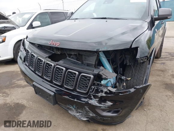 2021 Jeep Grand Cherokee Trailhawk with VIN 1C4RJFLT4MC771773, listed as a IAAI auction lot 42063954 with 17,920 mi miles and . Bid and sale history available at DreamBid. Image 6.