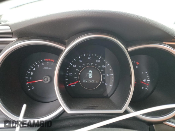 2015 Kia Optima LX with VIN KNAGM4A70F5631149, listed as a Copart auction lot 84348194 with 131,071 mi miles and Salvage Title. Bid and sale history available at carsss.com. Image 9.